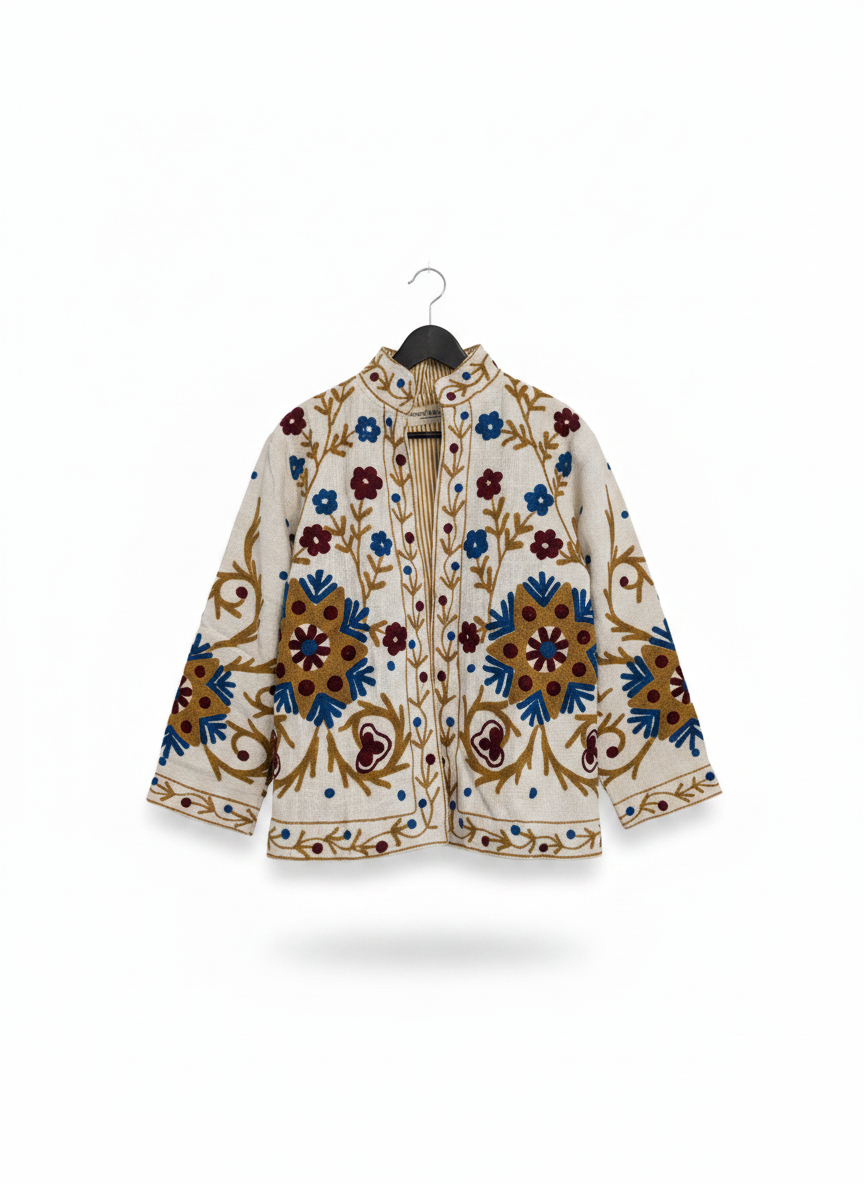 Meher Hand-Embroidered Suzani Jacket