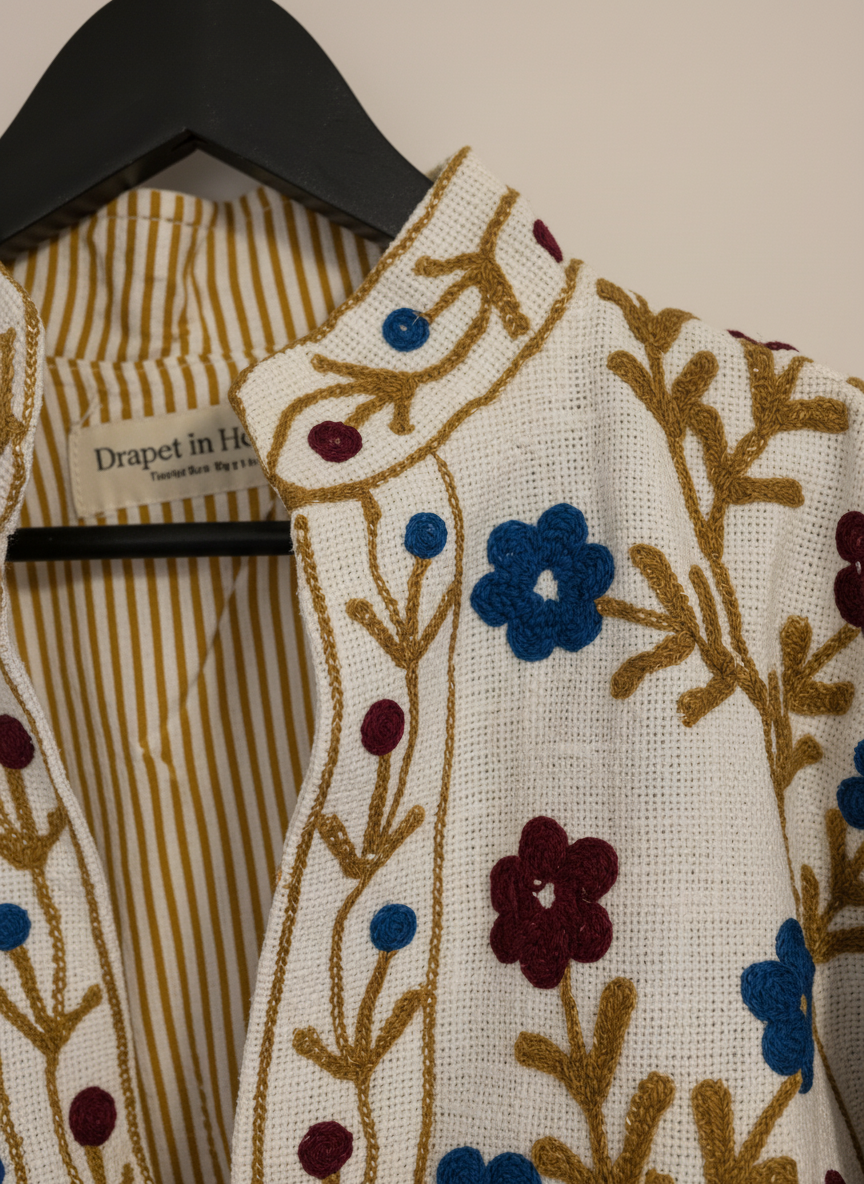 Meher Hand-Embroidered Suzani Jacket