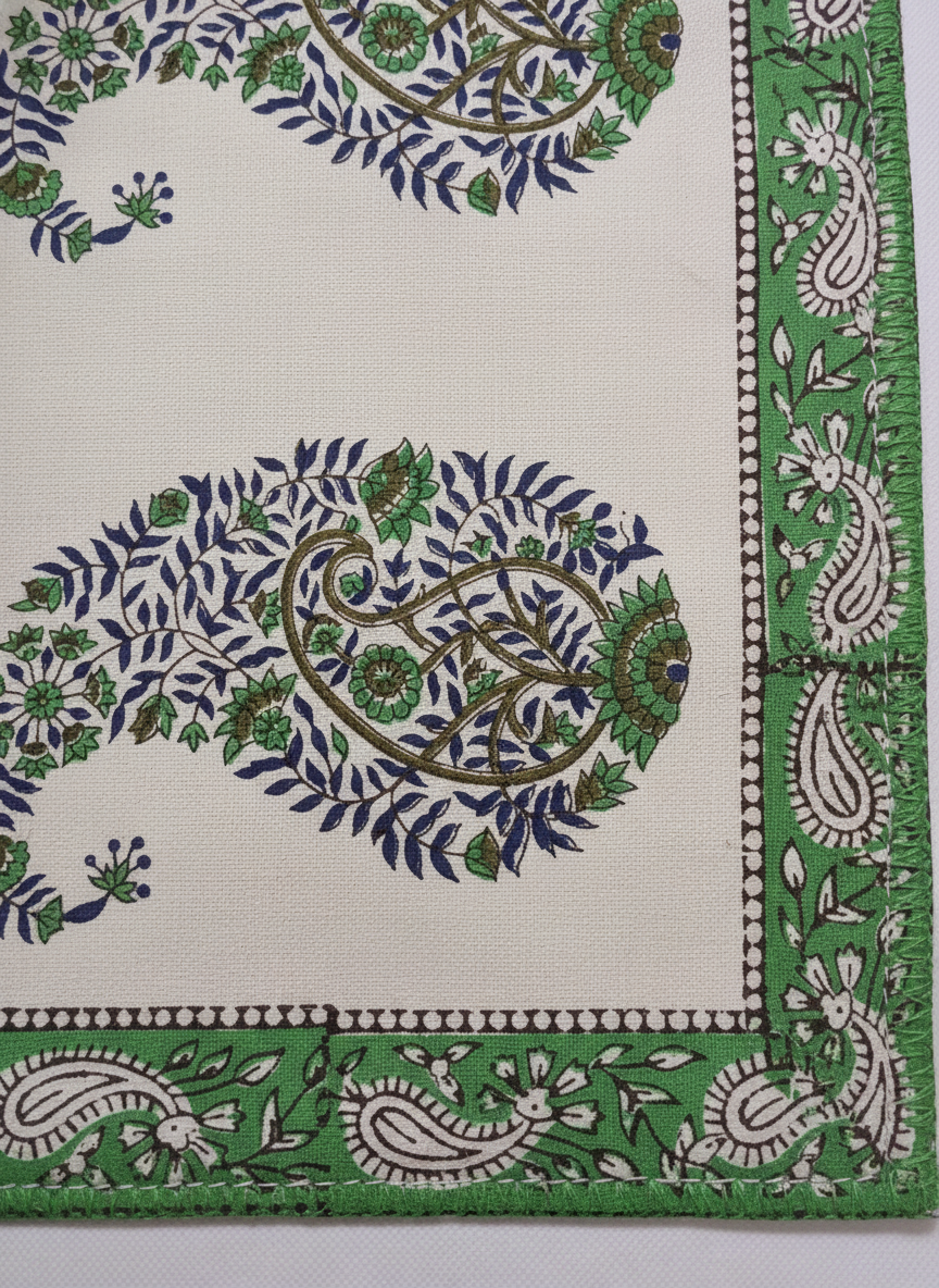 Artisanal Block Print Cotton Placemats