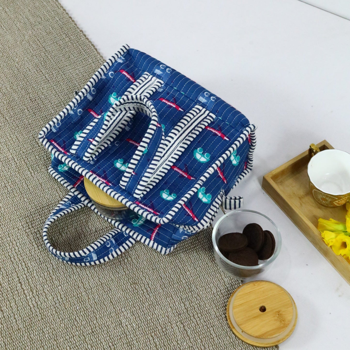 Tiffin Lunch Bag Kids In Blue