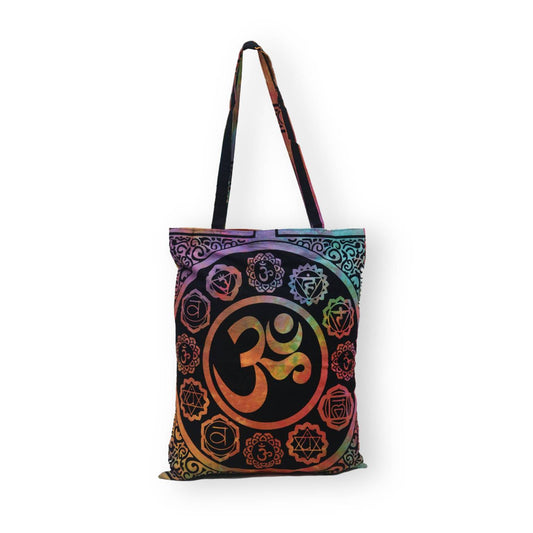 Tie Dye Shoulder Bag Boho Tote Bag Reversible Shopping Bag