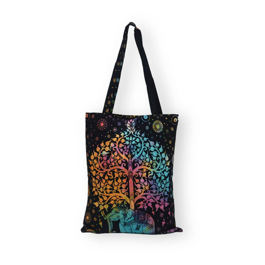 Tie Dye Indian Elephant Mandala Bag