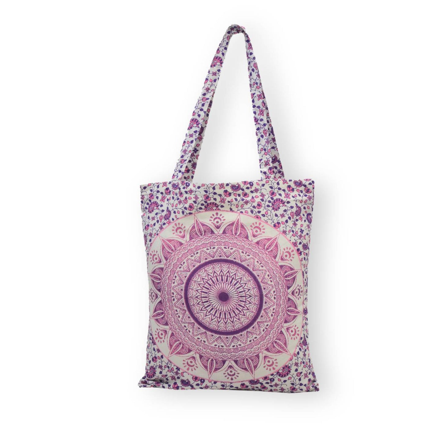 Ombre Mandala Shopping Shoulder Bag Pink